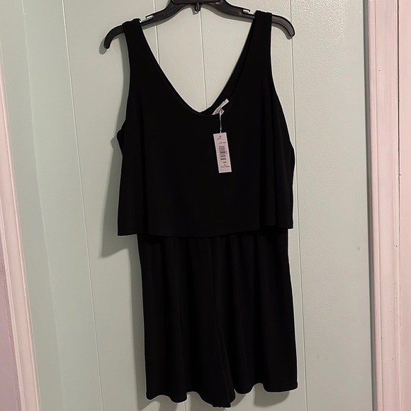 Annalee + Hope Pants - NWT Women’s Black Romper Tank Top